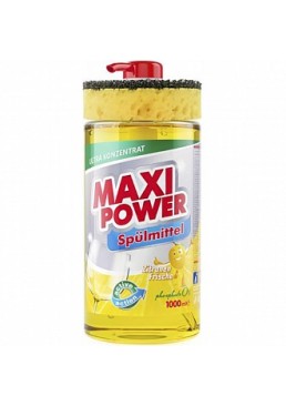 Засіб для миття посуду Maxi Power Лимон, 1 л